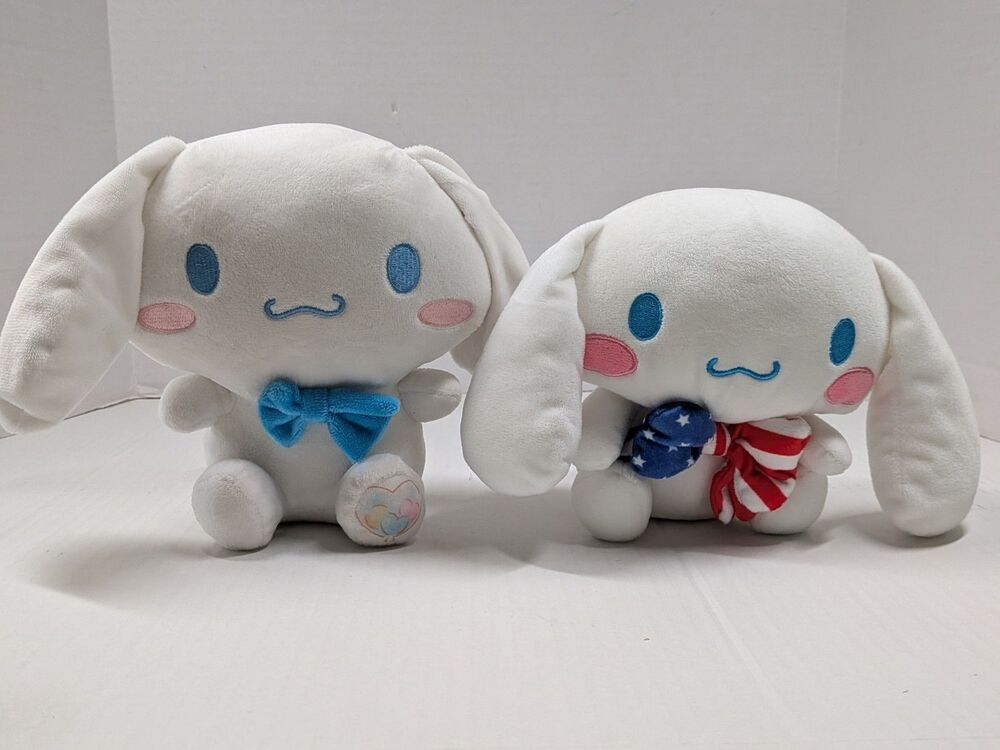 Hello Kitty Cinnamoroll 4th of July Plush & Basic Plush Sanrio Patriotic Plushie